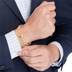 Tommy Hilfiger Herren Armband 2790646 Edelstahl, Gold...