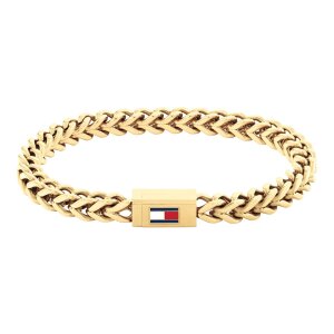 Tommy Hilfiger Herren Armband 2790648 Edelstahl, Gold...