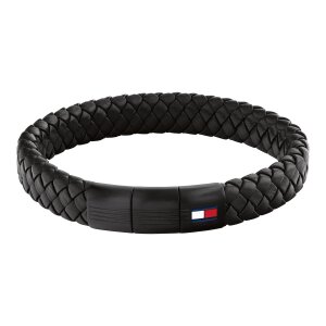 Tommy Hilfiger Herren Armband 2790662 Leder, Edelstahl,...