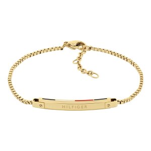 Tommy Hilfiger Damen Armband 2780953 Edelstahl, Gold...