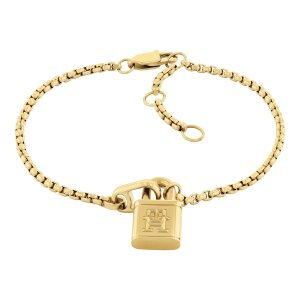 Tommy Hilfiger Damen Armband 2780943 Edelstahl, Gold...