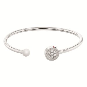 Tommy Hilfiger Damen Armreif 2780570 Edelstahl, Zirkonia