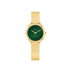 Tommy Hilfiger Damenuhr 1782812 Edelstahl, Gold plattiert