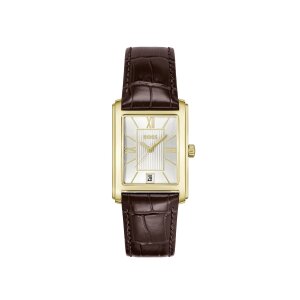 Boss Herrenuhr 1514300 Edelstahl, Gold plattiert, Leder