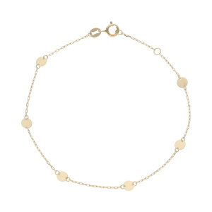 Armband Damen 375 Gold Plättchen JL41-03-0120
