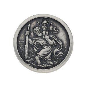 Autoplakette Christophorous 925 Silber JL36-01-0032...