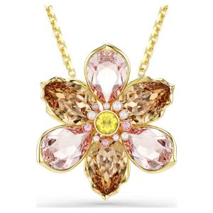 Swarovski Halskette mit Anhänger oder Brosche...