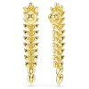 Swarovski Idyllia Drop-Ohrhänger 5723138 Verschiedene Schliffe, Lang, Weiß, Gold plattiert
