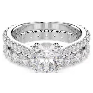 Swarovski Stilla Ring 5649216 Rundschliff, Weiß,...