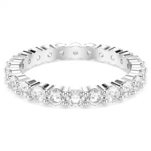 Swarovski Stilla Ring 5649213 Rundschliff, Weiß, Rhodiniert, Größe 58 (2er Set)