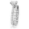 Swarovski Stilla Ring 5649213 Rundschliff, Weiß, Rhodiniert, Größe 58 (2er Set)