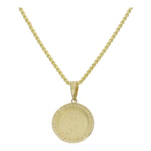 Anhänger 333 Gold Zirkonia Kreis JL16-02-0814...
