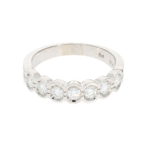 Diamantring 585 Weißgold Memoiré Second Hand...