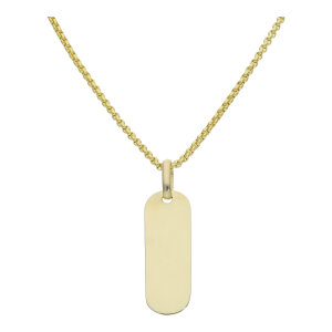 Anhänger Gravurplatte 333 Gold JL16-02-0794 JuwelmaLux