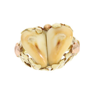 Trachtenring Grandl 585 Gold/Rotgold Handarbeit 25325993...