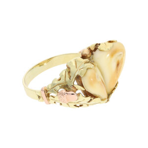 Trachtenring Grandl 585 Gold/Rotgold Handarbeit 25325993...