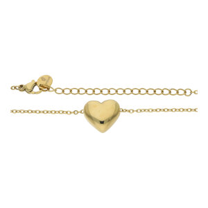 Halskette Herz Edelstahl Ionen plattier Gold JL16-05-0838...