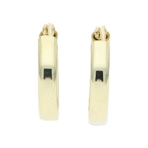Creolen 585 Gold leicht Unisex getragen 25325992 Second...