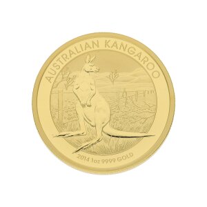 Goldmünze 1 Unze 999,9 Feingold Australian Kangaroo...