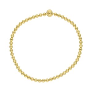 Armband Damen Kugeln 925 Silber vergoldet JL48-03-0128...