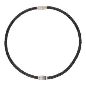 Boccia Leder Collier mit Titanverschluss 0843-03