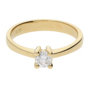 JuwelmaLux Verlobungsring Gold 585 mit Brillant JL10-07-0028