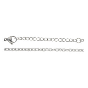 Edelstahl Halskette Damen und Herren Anker JL45-05-0120...