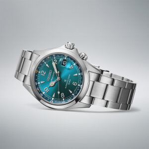 Seiko Herrenuhr Prospex LAND Alpinist Automatik SPB503J1 Edelstahl, Blau
