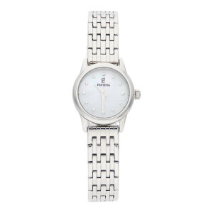 Festina Damenuhr Mademoiselle Perlmutt, Quarz, Edelstahl...