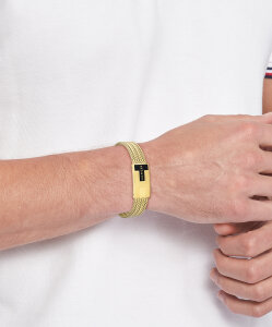 Tommy Hilfiger Armband Unisex 2790706 Edelstahl Gold...