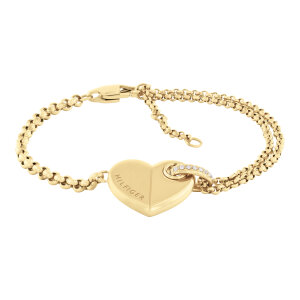Tommy Hilfiger Damen Armband 2780929 Edelstahl, Gold...
