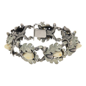 Trachten Armband Grandel echt Silber 835 Second Hand...