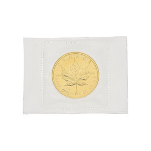 Goldmünze Canada Maple 999,9 Feingold 1/4 Unze...
