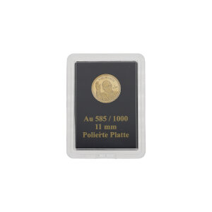 MDM Goldmünze 585 Gold 0,5 Gramm Papst Franziskus...