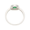 Ring Silber 925 Zirkonia Grün JL10-07-3856 JuwelmaLux