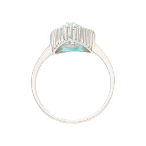 Ring Silber 925 Zirkonia Türkis JL10-07-3858 JuwelmaLux