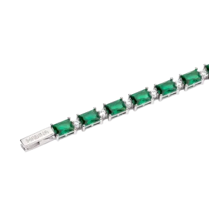 Mabina Armband 925 Silber 533941 Zirkona, Grün