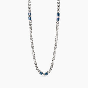 2 Jewels Venezianerkette 251988 Edelstahl, Keramik, Blau