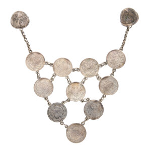 Westen Kette Silber Handarbeit Second Hand 25326060 wie...