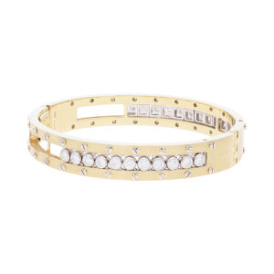 Gold Armreif Diamanten ca. 3,77ct Brillant- &...
