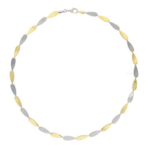 Boccia Collier 08068-02 Reintitan, Gold plattiert, bicolor