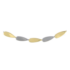 Boccia Collier 08068-02 Reintitan, Gold plattiert, bicolor