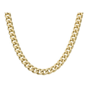 Goldkette Herren 52 cm Gold 585 massiv Panzer FBM Second Hand 25326067 wie neu getragen 52cm
