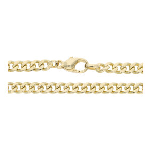 Goldkette Herren 52 cm Gold 585 massiv Panzer FBM Second Hand 25326067 wie neu getragen 52cm