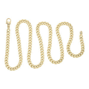 Goldkette Herren 52 cm Gold 585 massiv Panzer FBM Second Hand 25326067 wie neu getragen 52cm