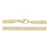 Goldkette Herren 52 cm Gold 585 massiv Panzer FBM Second Hand 25326067 wie neu getragen 52cm