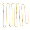 Goldkette Damen und Herren 70 cm Gold 585 Venezianer Second Hand 25326081 wie neu getragen