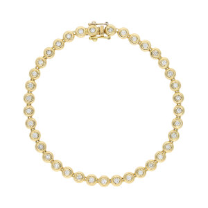 Diamant Armband Tennis Gold ca.1,85 Carat Brillanten 37...
