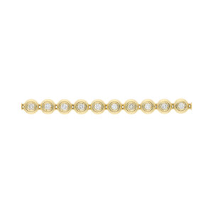 Diamant Armband Tennis Gold ca.1,85 Carat Brillanten 37...