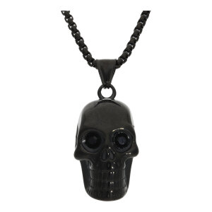 Kette mit Anhänger Totenkopf Edelstahl...